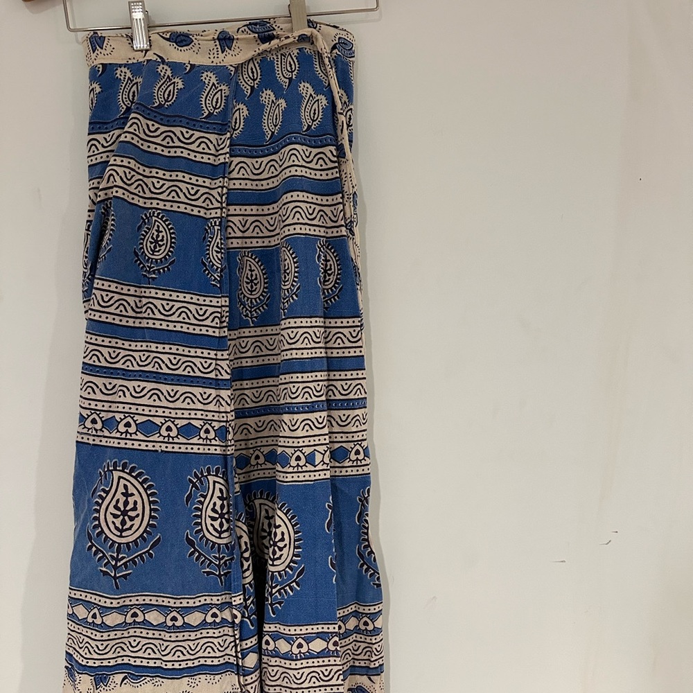 Boho wrap skirt